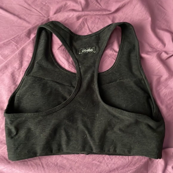 Oiselle Black Sports Bra - Picture 2 of 4